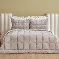 Karaca Home Lorrie Çift Kişililik Baskılı Teddy Comfort Set Gri