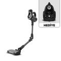 Karaca Vantuz Power Up Pro Dikey Süpürge Black Chrome