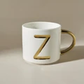 Karaca Z Harfli Kupa 400 Ml Beyaz