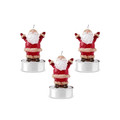 Karaca New Year Yılbaşı Santa 3'lü Tealight Mum