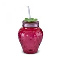 Karaca Çilek Transparent Pipetli Su Şişesi 750 Ml