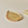 karaca Leaf Dekoratif Tabak Gold 24x18x2,5 cm