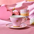 Karaca Talya Çay Fincanı ve Tabağı 220 Ml Pembe