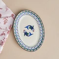 Karaca x Ömür Akkor İznik Balık Kayık Tabak 25 cm