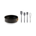 Karaca Black Gold and Pastry 5 Parça Kek Kalıbı ve Pasta Hazırlık Seti