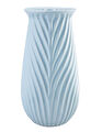 Karaca Home Vazo Mavi Çizgili 17x32 Cm