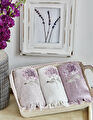 Karaca Home Trina 50x76 Nakışlı Havlu Seti Lila
