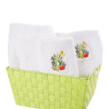 Karaca Home Tropic Yeşil Sepetli Hamam Set