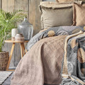 Karaca Home Zoya Kahve Saten 8 Parça Winter Set