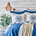 Karaca Home Levni Mavi Çift Kişilik Rnf 8 Parça Winter Set