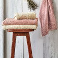 Karaca Home Valeria Royal Dantelli Rose Gold Hamam Seti