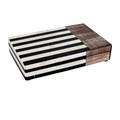 Karaca Home Black Stripe Kemik Kutu 20x13 cm