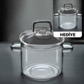 Borglas Beere Serie Cam Derin Tencere 18 cm