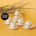 Emsan Saray 6 Kişilik Kahve Fincan Takımı 90 ml
