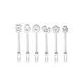 Guzzini Cutlery 6'lı Meze Çatal Takımı Şeffaf