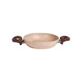 Karaca Brown Wood-Stone Biogranit Sahan 20 cm
