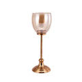 Karaca Copper Camlı Mumluk 10x29 cm
