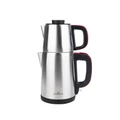 Karaca Tea Break 2 in 1 Çelik Su Isıtıcı Çay Makinesi Inox Kırmızı