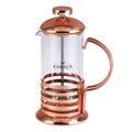Karaca Coffee Bean Borosilikat Cam French Press Linear 350 Ml Bronze