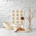 Karaca Lexa Cream 12li Muffin Kek Kalıbı 35 cm