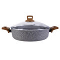 Karaca Silver Stone Granit İndüksiyon Tabanlı Pilav/Karnıyarık Tencere 30 cm