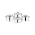 Karaca Nova 3Ply PowerSteel 316+ 8 Parça Tencere Seti
