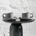 Karaca Stone Grey 2 Kişilik Kahve Fincanı Takımı