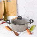 Karaca Dark Silver Biogranit Tencere 24 cm

