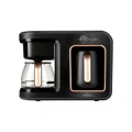 Karaca Hatır Plus 2 in 1 Türk Kahvesi ve Filtre Kahve Makinesi Black Copper
