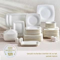 Karaca Fine Pearl Roma 62 Parça 12 Kişilik İnci Yemek Takımı