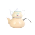Karaca Candy Midi Cake Porselen Demlikli Çaydanlık