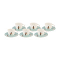 Karaca Fine Pearl Grace Mint 6 Kişilik Kahve Fincanı Takımı 100 ml