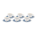 Karaca Fine Pearl Azur 6 Kişilik Kahve Fincanı Takımı 100 ml