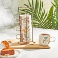 Karaca Branch 4'lü Standlı Çay Fincanı