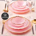 Karaca Empire New Pembe 18 Parça 6 Kişilik Yemek Takımı
