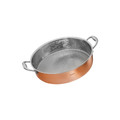 Karaca Powersteel 3Ply 316+ İndüksiyon Tabanlı Çelik Karnıyarık Tencere 30 Cm Copper