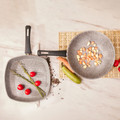 Karaca Gris Biogranit Wok ve Grill Set
