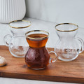Karaca Donatella 3'lü Kuplu Çay Bardağı 170 ml