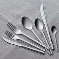 Karaca New Elmas Elegance 84 Parça 12 Kişilik Çatal Kaşık Bıçak Takımı Shiny 