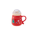 Karaca New Year Yılbaşı Bubble Kırmızı Kupa 430  ml