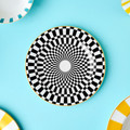 KARACA CIRCUS SİYAH PASTA TABAĞI 19 CM