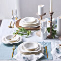 Karaca Marie Porselen 24 Parça 6 Kişilik Yemek Takımı
