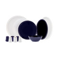 Karaca Elara New Bone 57 Parça 12 Kişilik Yemek Takımı Blue White