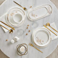 Karaca Streamline Cassini 59 Parça 12 Kişilik New Bone Yemek Takımı