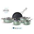 Karaca Mastermaid Biodiamond 9 Parça Tencere Seti Cabbage Green