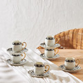 Karaca Gemlik 6 Kişilik Kahve Fincan Takımı 90 ml