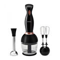 Karaca Pro-Midi 3'lü Blender Seti Black Rose 1000W