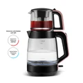 Karaca Glass Tea XL 2in1 Cam Çay Makinesi ve Kettle Rosegold