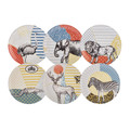 Karaca Animal 6 Kişilik Pasta Takımı 21 cm