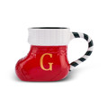 Karaca New Year Yılbaşı G Harfli Kupa 370 Ml